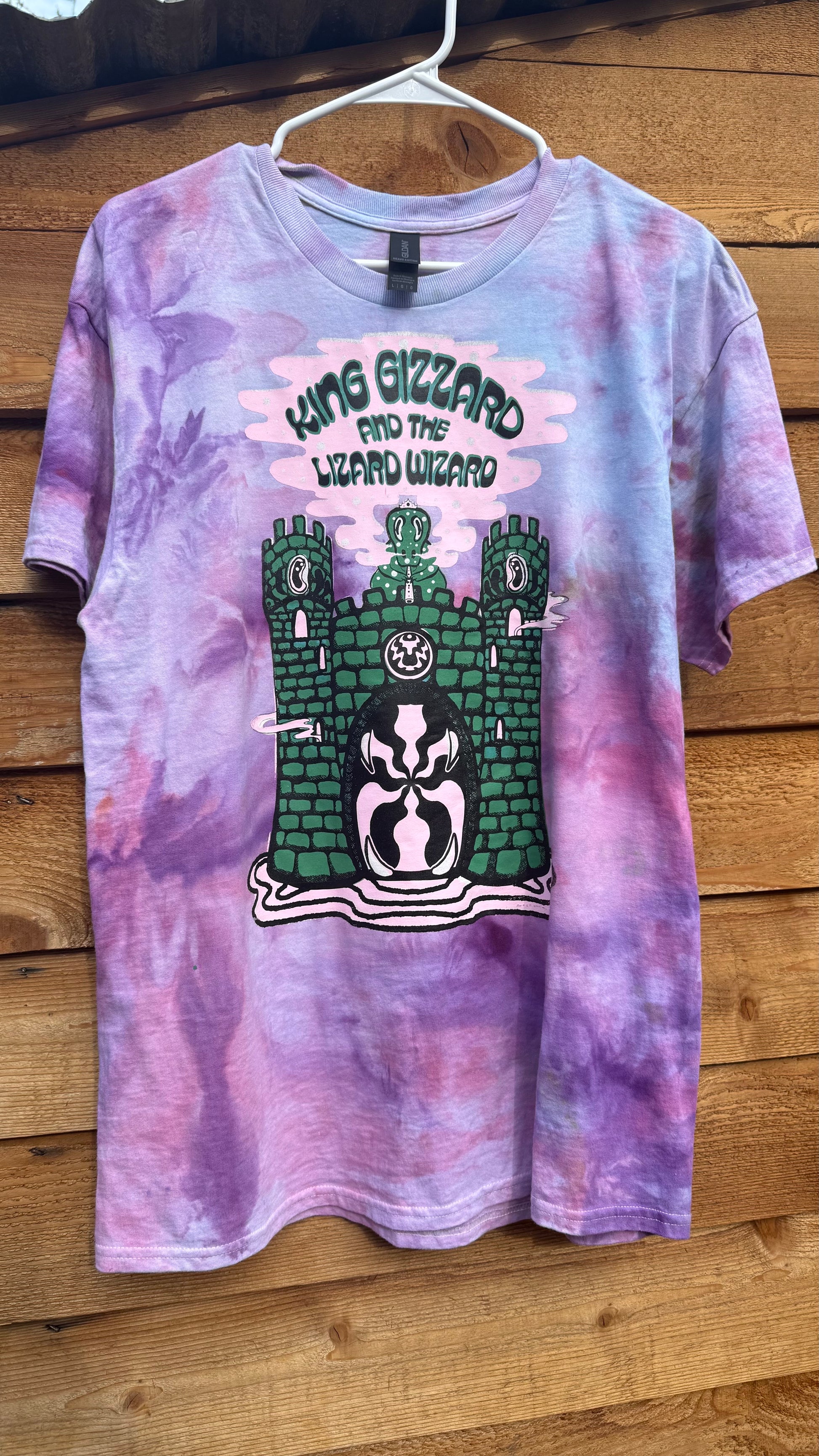 "Crumbling Castle" King Gizzard Ice Dyed Shirts