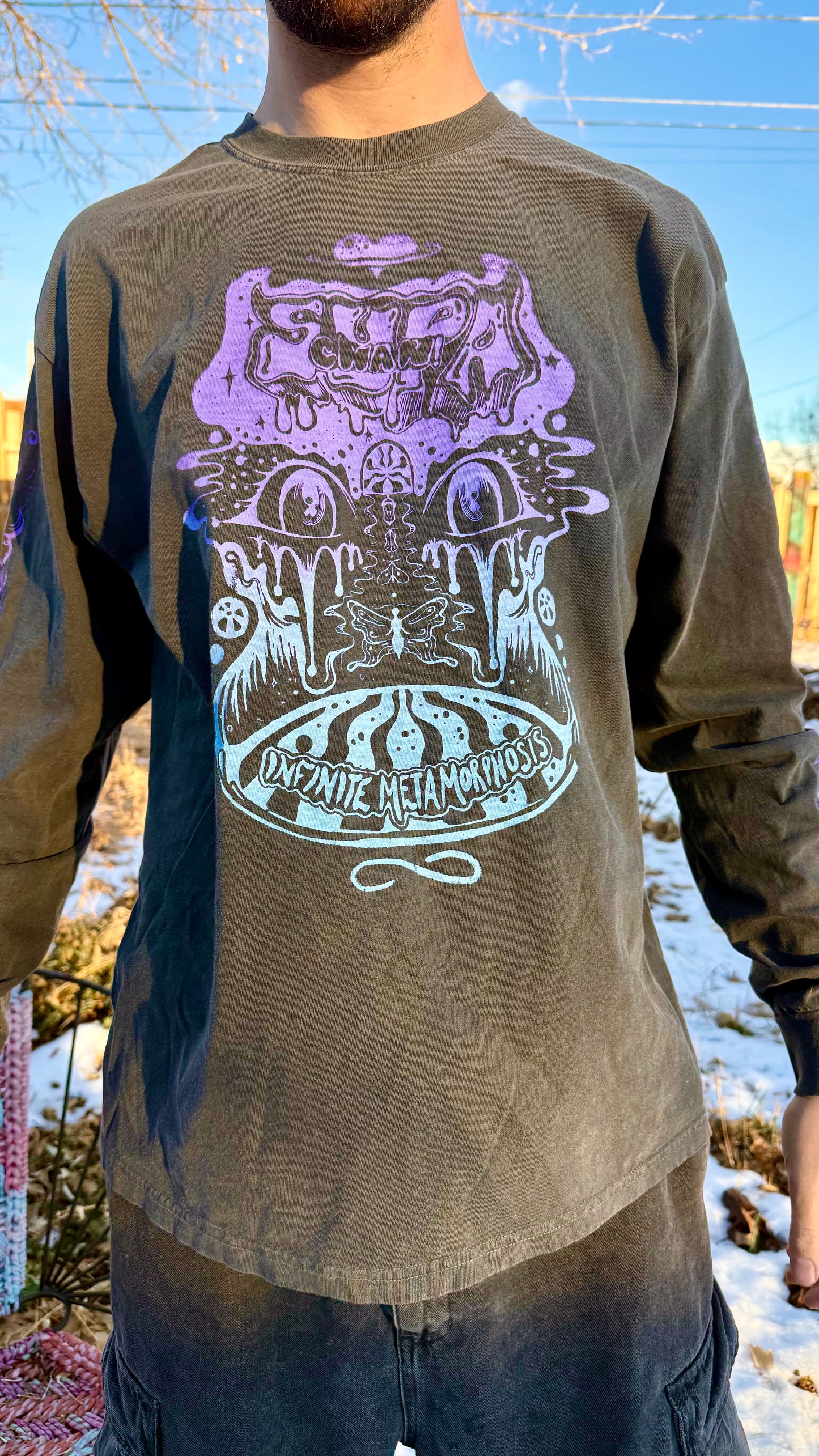 Supa Chan Infinite Metamorphosis (Charcoal) Long Sleeve