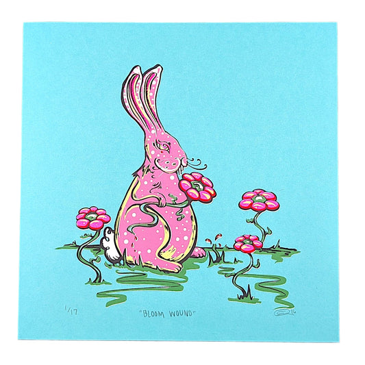 Chandler Condon "Bloom Wound (Turquoise)" Print