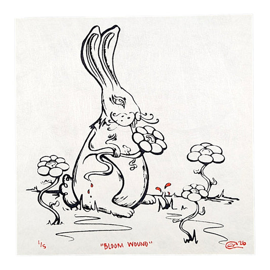 Chandler Condon "Bloom Wound (Red Blood)" Print
