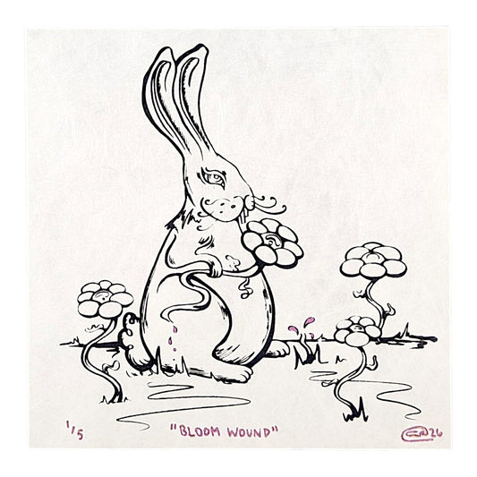 Chandler Condon "Bloom Wound (Pink Blood)" Print