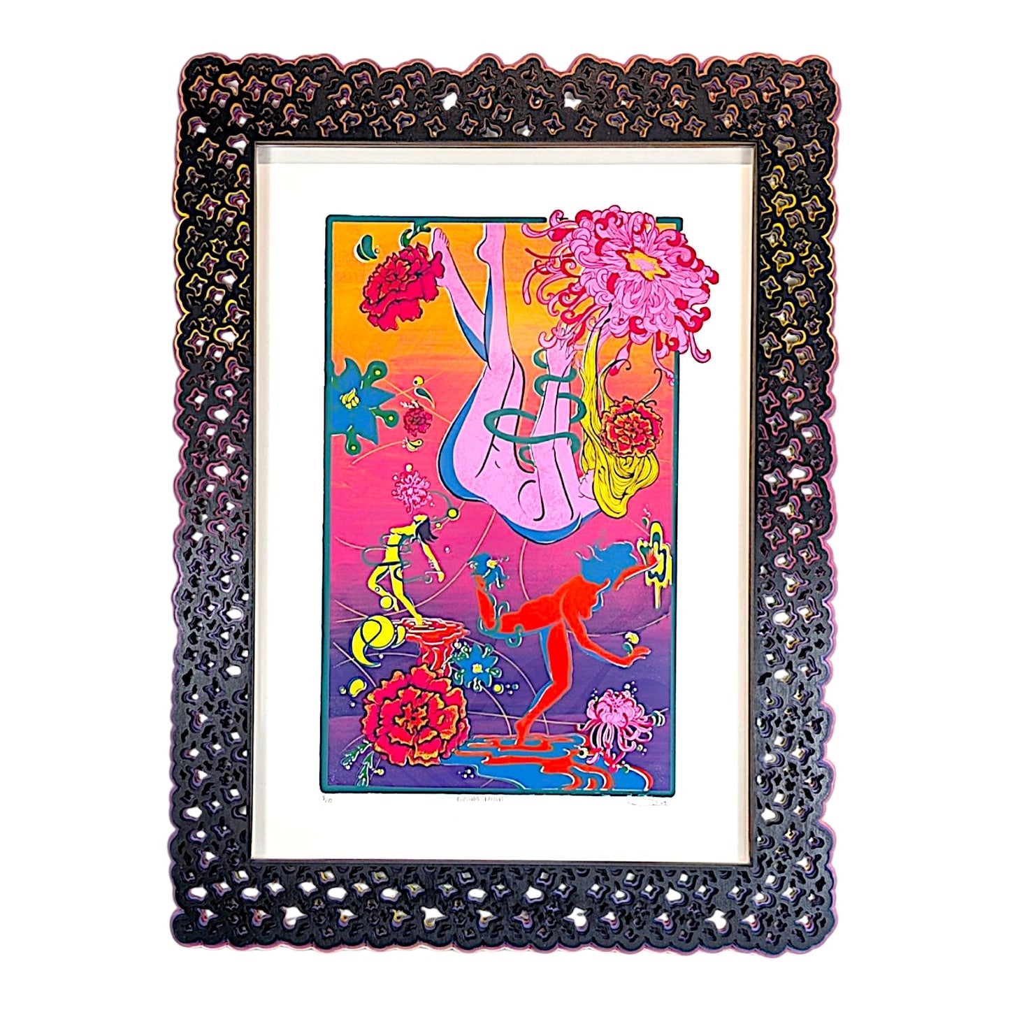 Chandler Condon "Blossom Rapture" Print - Custom Framed by Dead Fish Studios