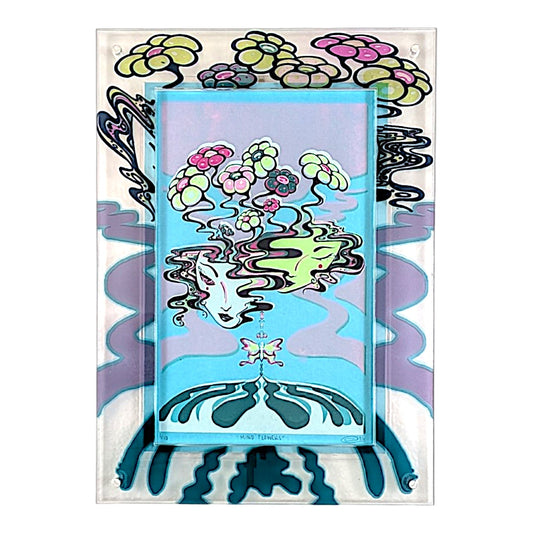 Chandler Condon "Mind Flowers" Print - Custom Framed by Dead Fish Studios