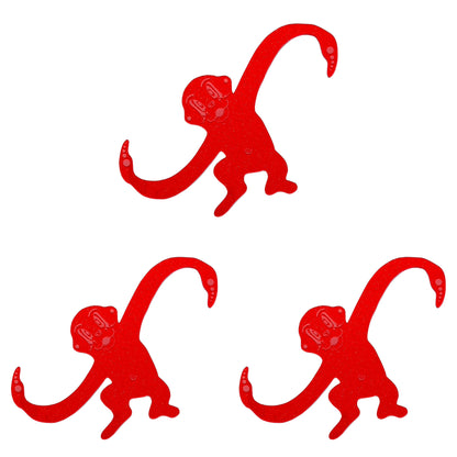 Chandler Condon "Funky Monkey (Red Sparkle)" Sculpture Set