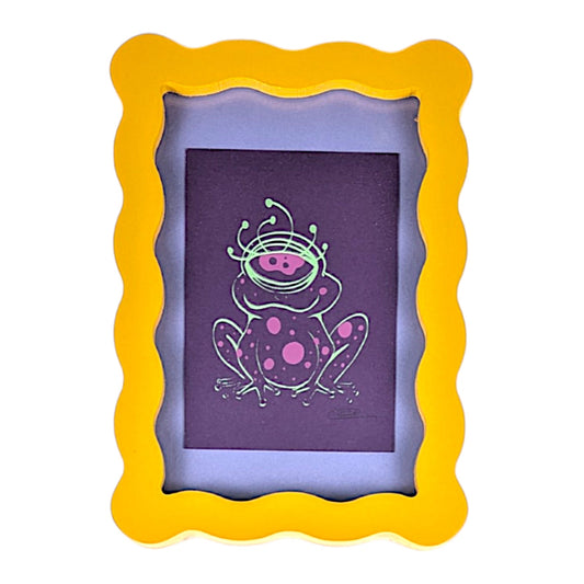 Chandler Condon "RibEye (Purple Shimmer)" Micro Print - Framed